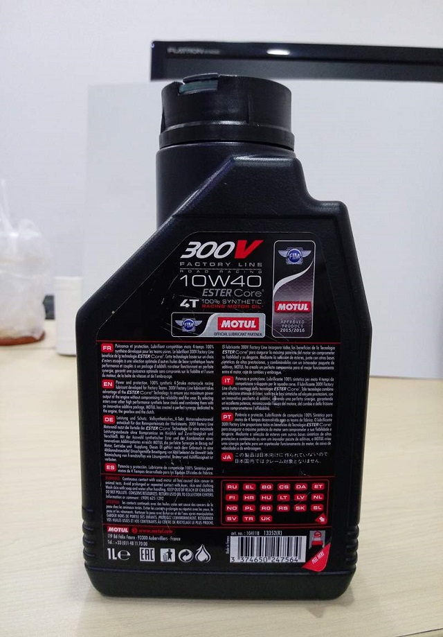 Motul 300v pháp 10w40 1l - 1
