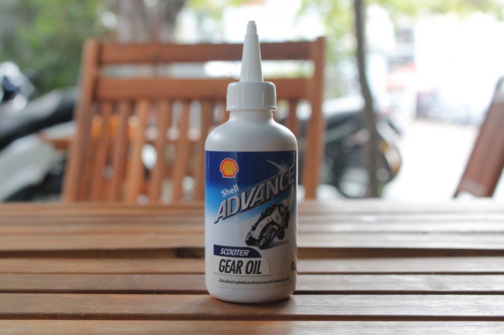 Nhớt hộp số shell advance scooter gear oil - 1