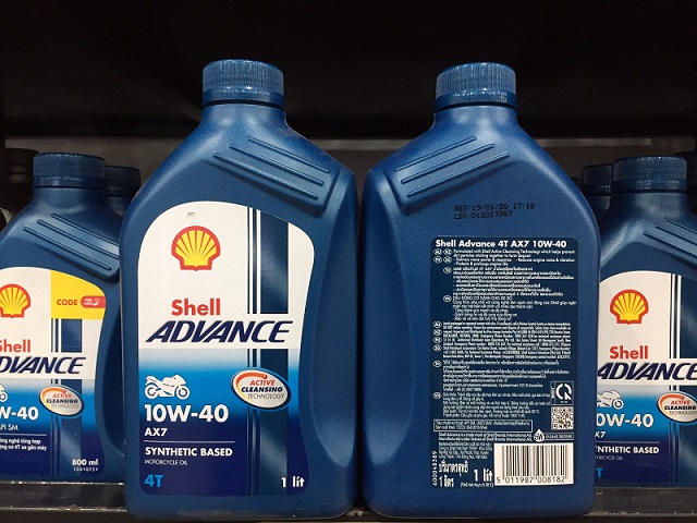 Shell advance 4t ax7 10w40 synthetic based 1l - 1