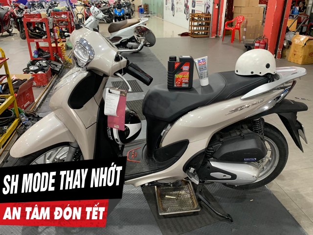 Cuối năm thay nhớt gì tốt cho sh mode để chuẩn bị về quê đón tết - 1