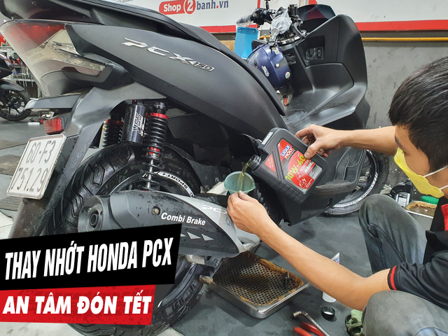 Cuối năm thay nhớt gì tốt cho pcx để chuẩn bị về quê đón tết - 1