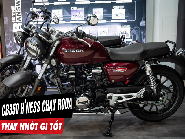 Xe mô tô cb350 hness chạy roda nên thay nhớt nào tốt - 1
