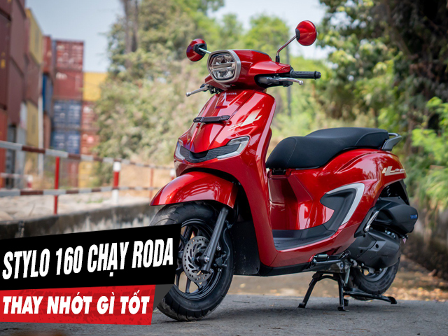 Xe tay ga honda stylo 160 chạy roda thì thay nhớt như thế nào - 1