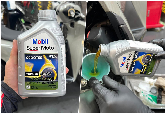 Xe tay ga honda stylo 160 chạy roda thì thay nhớt như thế nào - 6