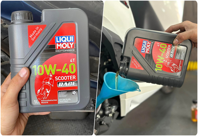 Xe tay ga stylo 160 có nên thay nhớt hãng honda không - 6