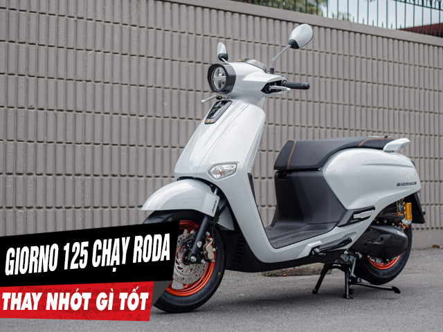 Xe tay ga honda giorno 125 chạy roda thì thay nhớt như thế nào - 1
