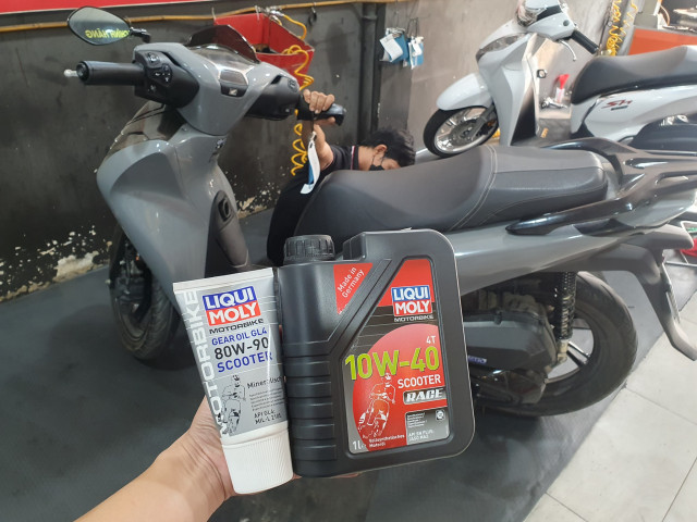 Xe tay ga giorno 125 có nên thay nhớt hãng honda không - 6