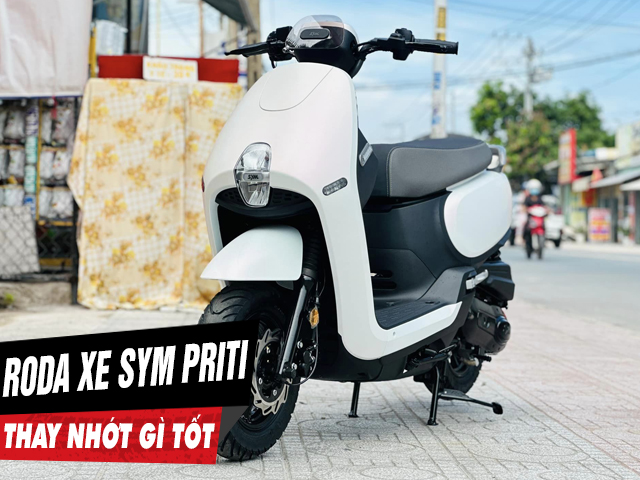 Xe tay ga sym priti chạy roda thì thay nhớt như thế nào - 1