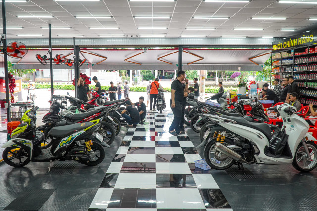 Xe ga shark 50 chạy roda thì thay nhớt như thế nào - 8