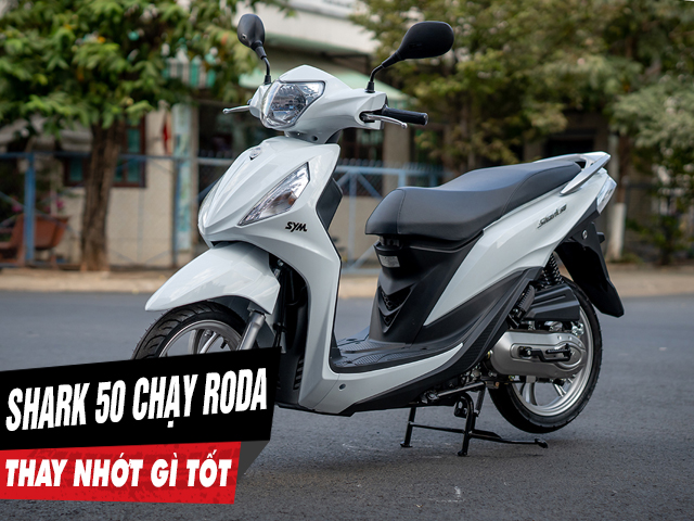 Xe ga shark 50 chạy roda thì thay nhớt như thế nào - 1