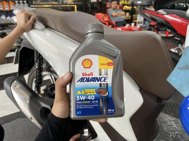 Dung tích nhớt xe sh 160i - 125i bao nhiêu nên thay loại nào tốt - 4