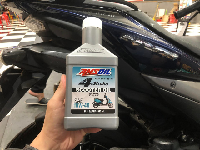 Dung tích nhớt xe vespa primavera bao nhiêu nên thay loại nào tốt - 9