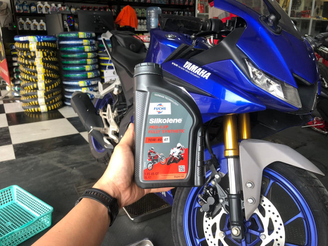 Dung tích nhớt xe yamaha r15 bao nhiêu nên thay loại nào tốt - 10