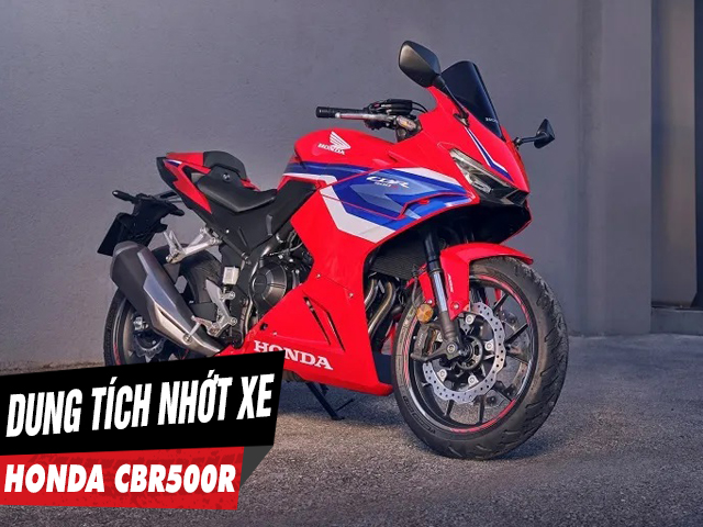 Dung tích nhớt xe honda cbr500r bao nhiêu lít nên thay loại nào tốt - 1