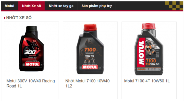 Bán nhớt motul chính hãng phường thạnh mỹ tây tphcm - 1