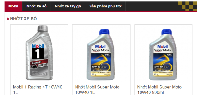 Bán nhớt mobil 1 chính hãng phường phú thọ hòa tphcm - 1