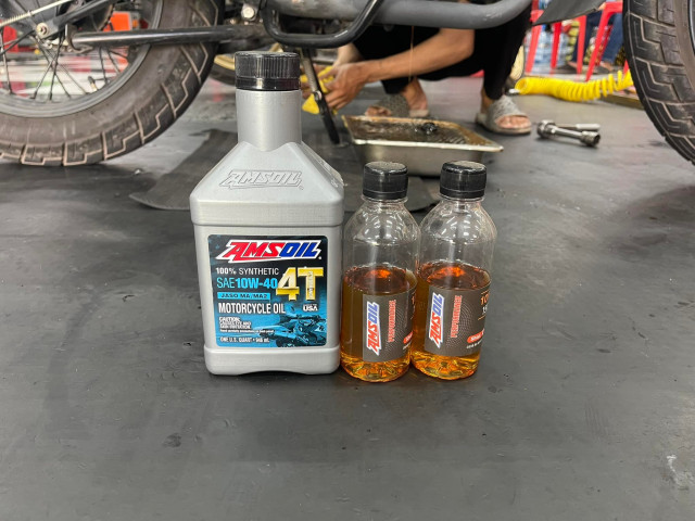 Dung tích nhớt xe honda nx500 bao nhiêu lít nên thay loại nào tốt - 8