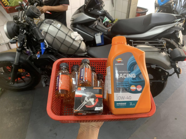 Dung tích nhớt xe honda rebel 1100 bao nhiêu lít nên thay loại nào tốt - 5