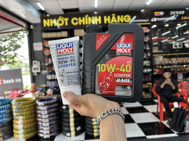 Dung tích nhớt xe vespa sprint tech bao nhiêu nên thay loại nào tốt - 7