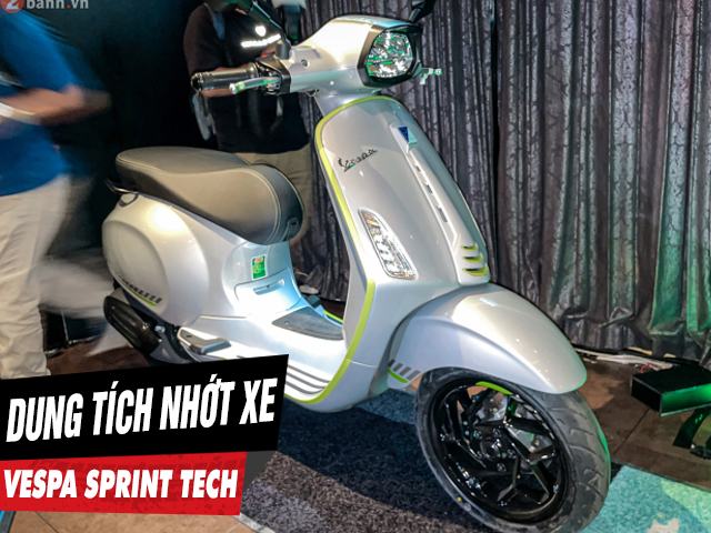 Dung tích nhớt xe vespa sprint tech bao nhiêu nên thay loại nào tốt - 1