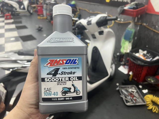 Dung tích nhớt xe vespa sprint tech bao nhiêu nên thay loại nào tốt - 9