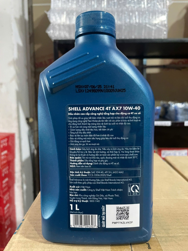 Shell advance 4t ax7 10w40 synthetic based 1l - 2