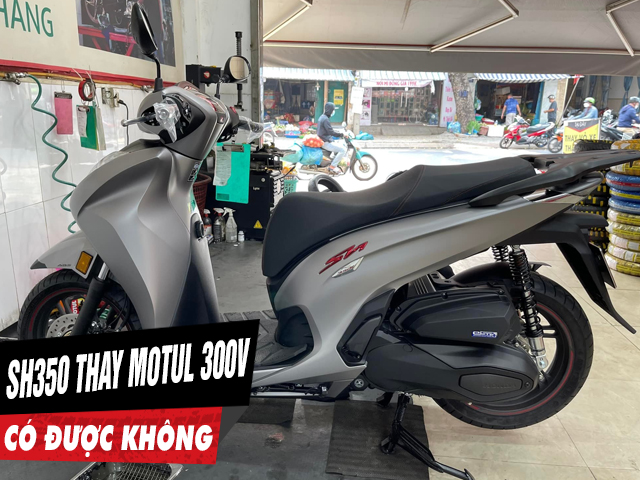 Honda sh350i thay nhớt motul 300v có được không - 1