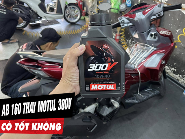 Ab 160 thay nhớt motul 300v racing road có tốt không - 1