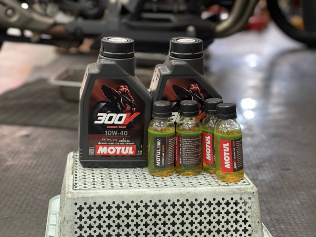 Honda cb 500x thay nhớt motul 300v giá bao nhiêu - 2