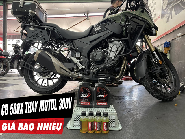 Honda cb 500x thay nhớt motul 300v giá bao nhiêu - 1