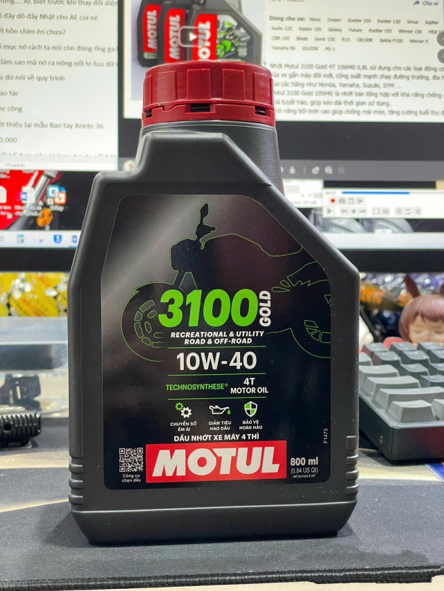 Motul 3100 gold 4t 10w40 800ml - 1