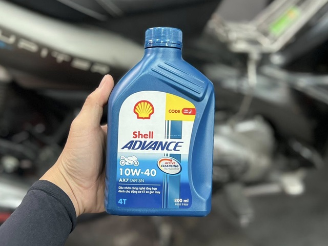 Shell advance 4t ax7 10w40 synthetic based 08l - 1