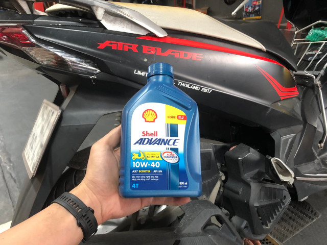 Shell advance ax7 scooter 10w40 08l - 1