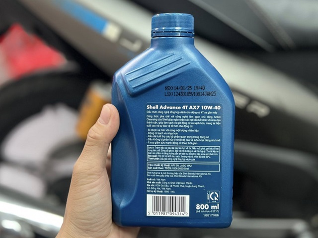Shell advance 4t ax7 10w40 synthetic based 08l - 2