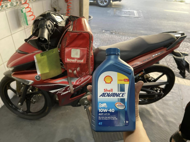 Shell advance 4t ax7 10w40 synthetic based 1l - 3