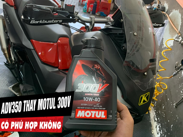 Honda adv350 thay nhớt motul 300v racing road có được không - 1