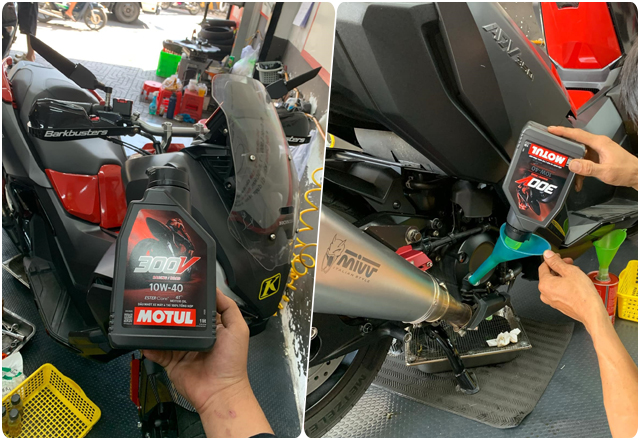 Dung tích nhớt xe adv350 bao nhiêu lít xài nhớt nào tốt nhất - 3