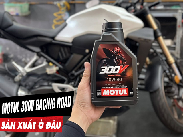 Nhớt motul 300v racing road sản xuất ở đâu - 1