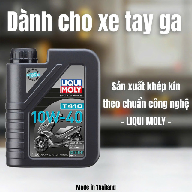 Nhớt liqui moly t410 scooter 10w40 có tốt không thay cho xe nào phù hợp - 2