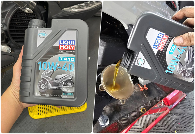 Nhớt liqui moly t410 scooter 10w40 có tốt không thay cho xe nào phù hợp - 3
