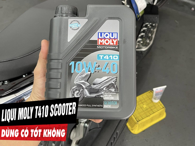 Nhớt liqui moly t410 scooter 10w40 có tốt không thay cho xe nào phù hợp - 1