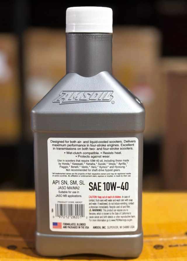 Amsoil 10w40 scooter 4 stroke - 2
