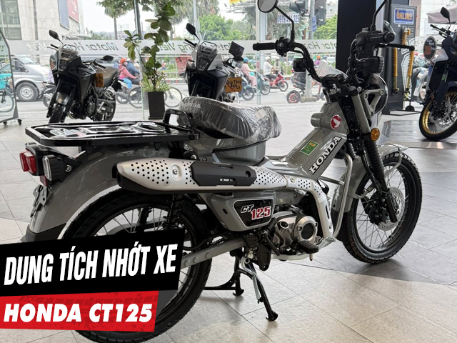 Dung tích nhớt xe ct125 bao nhiêu ml nên thay loại nào tốt - 1
