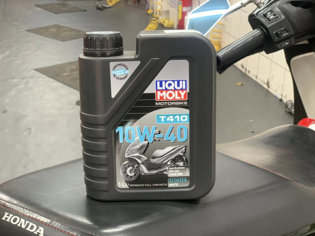 Lambretta g350 thay nhớt liqui moly t410 scooter 10w40 có tốt không - 2