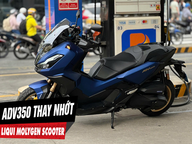 Thay nhớt liqui molygen scooter 10w40 cho xe adv350 có tốt không - 1