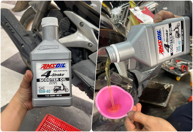 Sau tết xe tay ga airblade có cần thay dầu nhớt không - 7