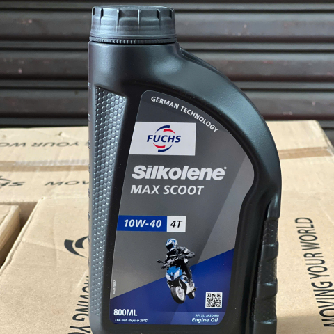  Nhớt Fuchs Silkolene Max Scoot 10W40 0,8 L