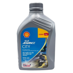 Nhớt Shell Advance City 10W40 0,8L