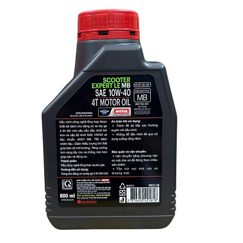 Motul Scooter Expert LE 10W40 0.8L
