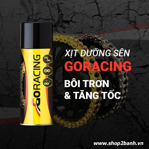 Chai xịt bôi trơn sên GoRacing 